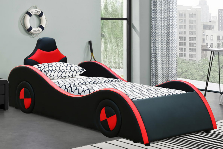 1497 Car Cool Racer Theme Beds para sa mga Bata