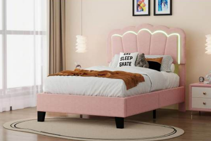 4544-1-3 Princess Dreamy Petal Beds para sa Little Girl