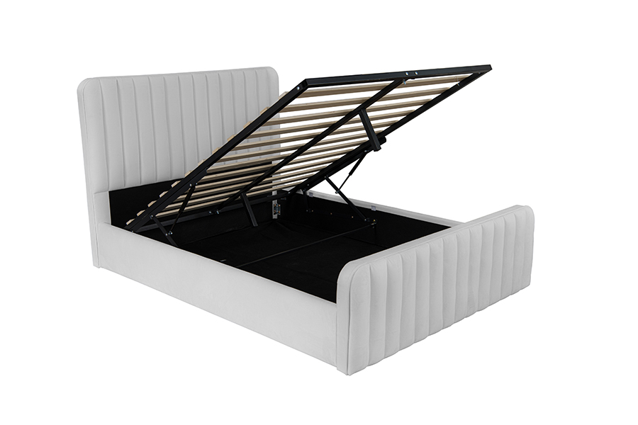 4480G Ottoman Gas Lift Hidden Storage Bed Frame