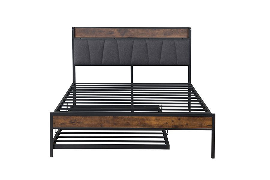 4550-1U Bunk Metal Industrial-Style Bed Frame
