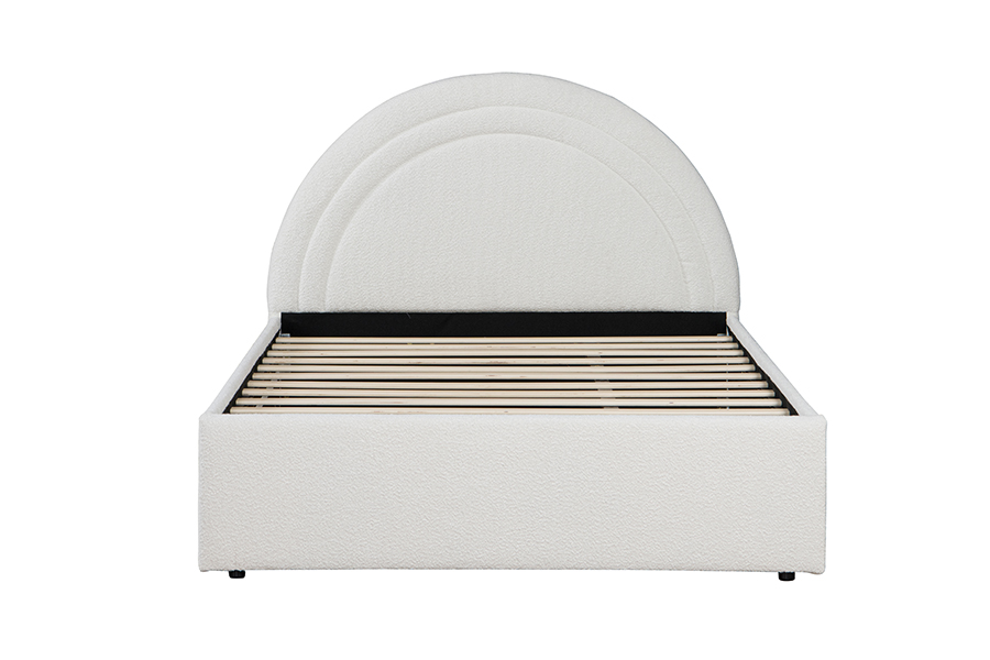 4542 Trundle Bunk Upholstered Curved Storage Bed Frame