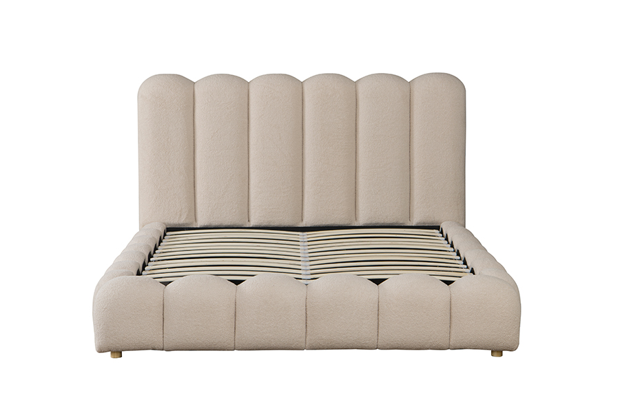 4878G Drawers Storage na Hugis Petal 3D Soft Padding Bed frame