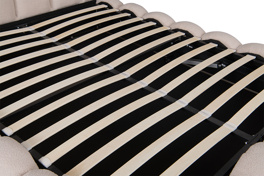 4878G Drawers Storage na Hugis Petal 3D Soft Padding Bed frame