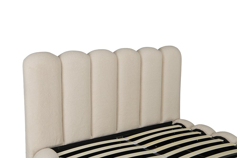 4878G Drawers Storage na Hugis Petal 3D Soft Padding Bed frame