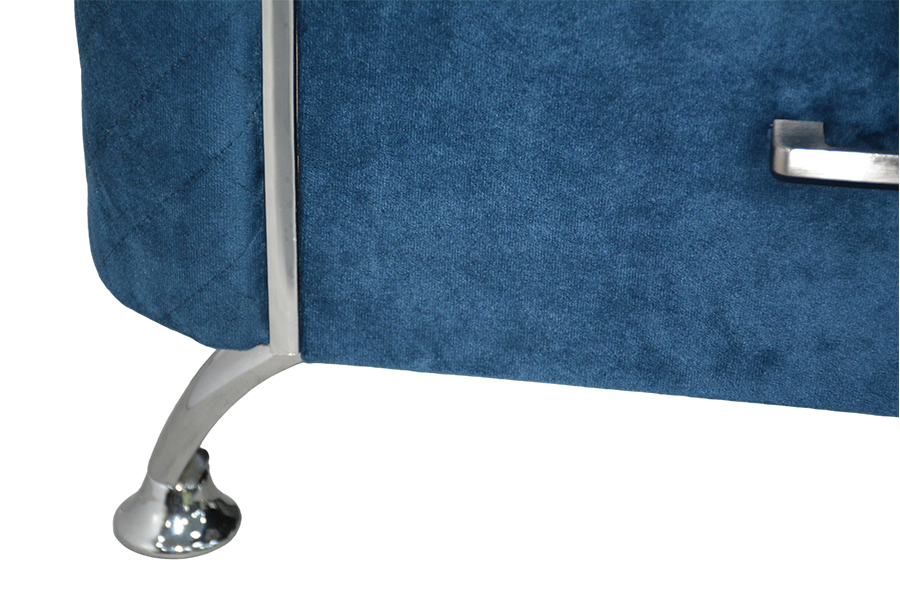 WSS954 Diamond Velvet Nightstand/ Mesa ng Kama