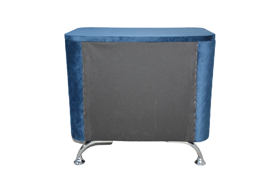 WSS954 Diamond Velvet Nightstand/ Mesa ng Kama