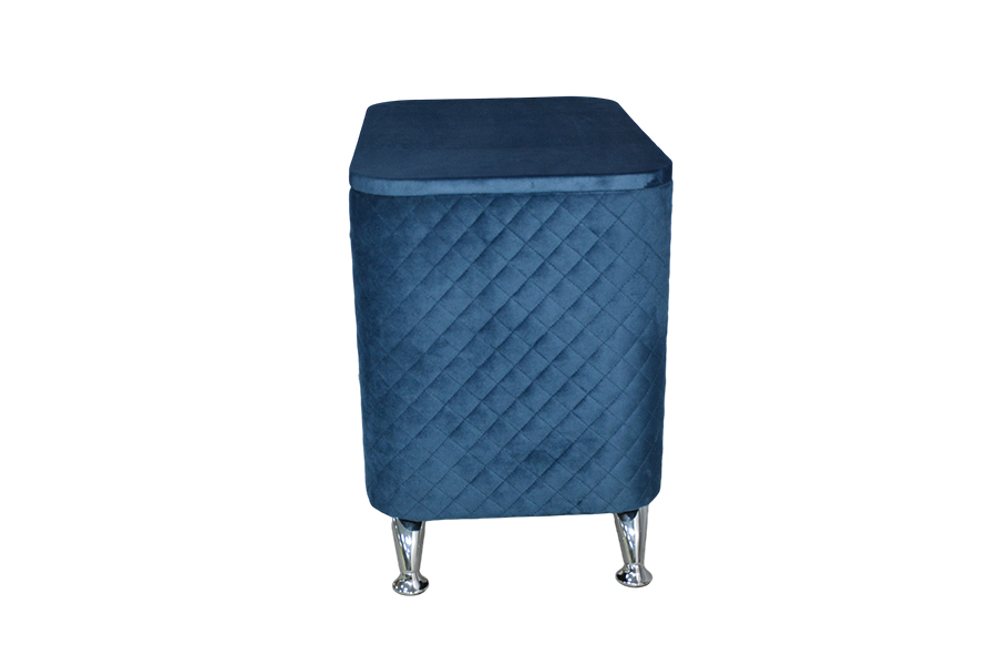 WSS954 Diamond Velvet Nightstand/ Mesa ng Kama