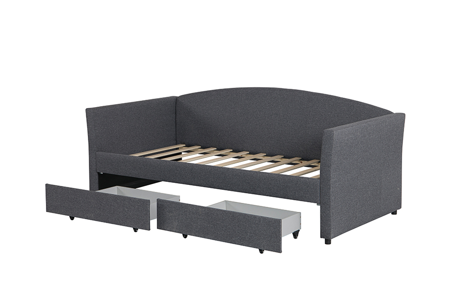 4271D Skin-Friendly Cotton-Linen Storage Sofa Bed