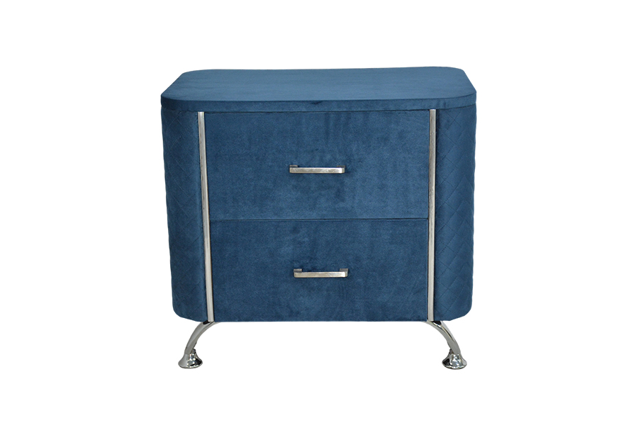 WSS954 Diamond Velvet Nightstand/ Mesa ng Kama
