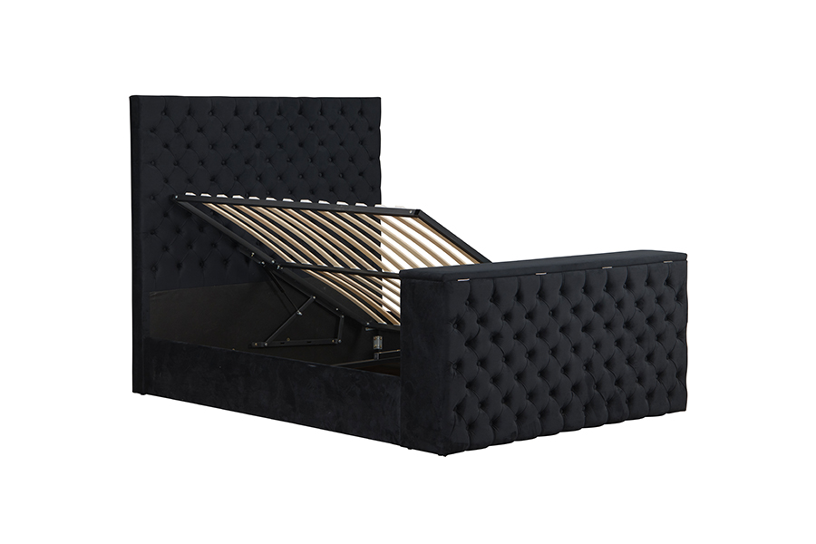 4652BG Liftable TV Stand Motor Bed para sa Maliit na Silid-tulugan