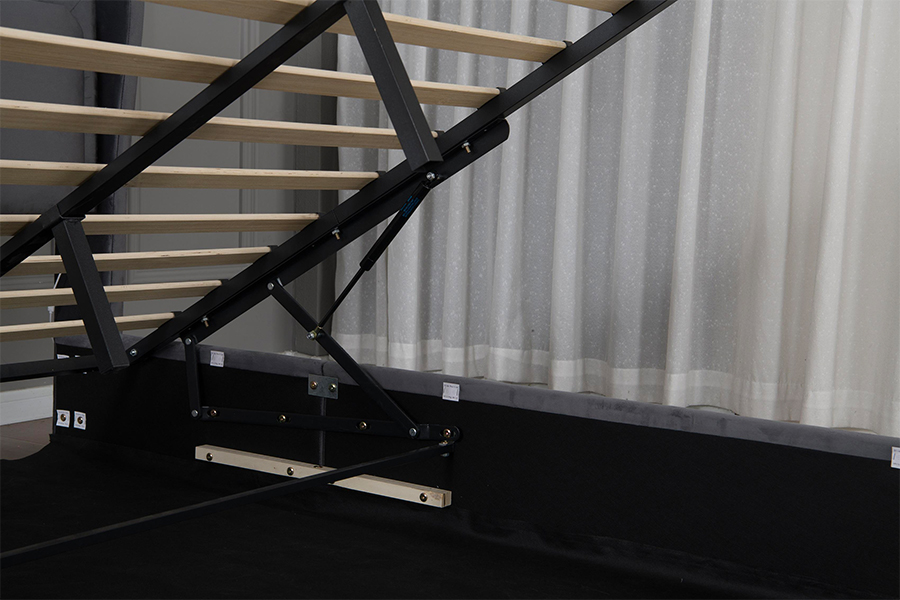 5005-1-3GU Adjustable at Eco-Friendly Upholstered Hydraulic Storage Bed Frame