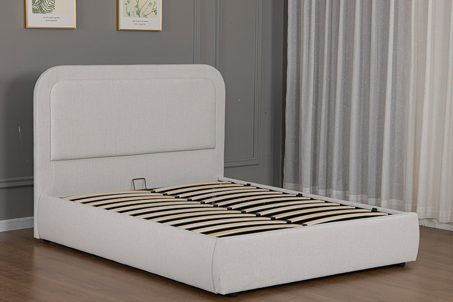 5018G Matibay at Madaling i-assemble ang Upholstered Hydraulic Storage Bed Frame