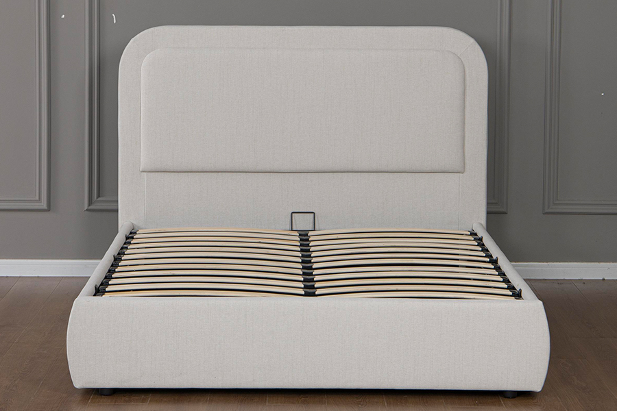 5018G Matibay at Madaling i-assemble ang Upholstered Hydraulic Storage Bed Frame