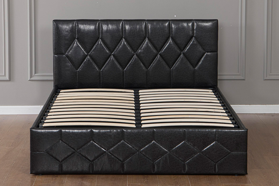 5031G Marangyang disenyo Adjustable Bed USB Upholstered Bed Frame