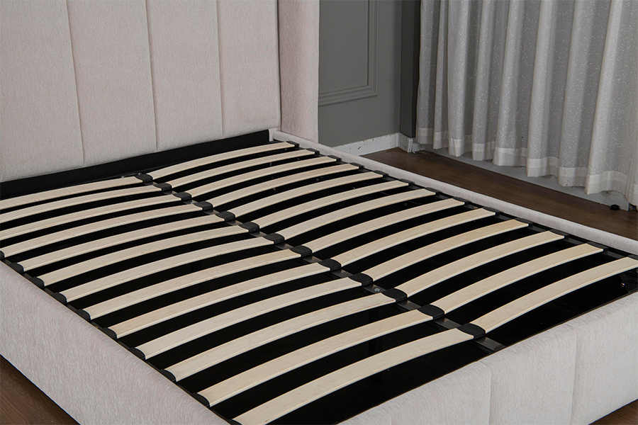 5001G Magandang kalidad na PU Leather Upholstered Hydraulic Storage Bed Frame