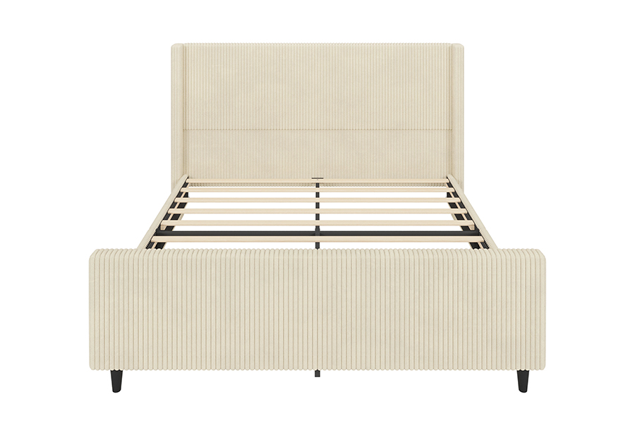 N12 Adjustable Wingback Madaling i-disassemble ang Upholstered Bed Frame