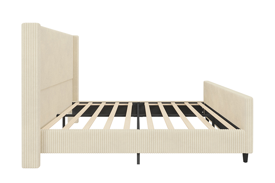 N12 Adjustable Wingback Madaling i-disassemble ang Upholstered Bed Frame