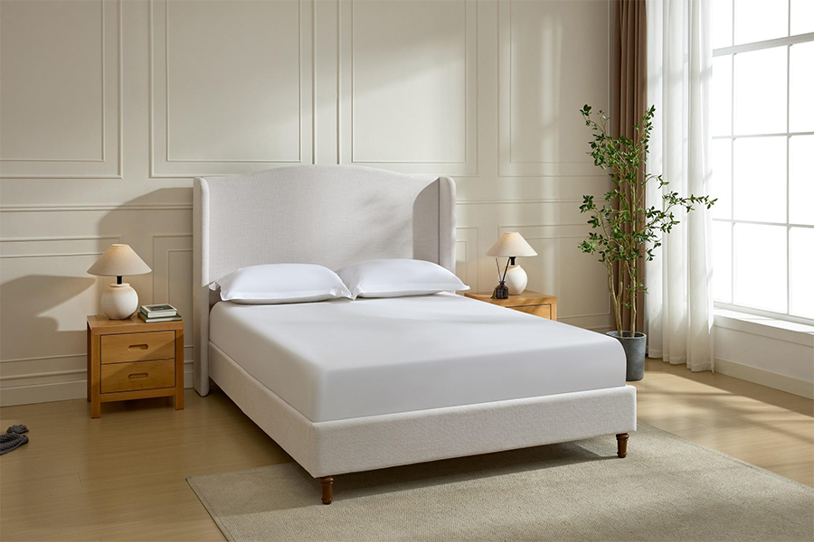 N4 King-size na double bed na mga dimensyon Mga Upholstered Storage Bed Frame