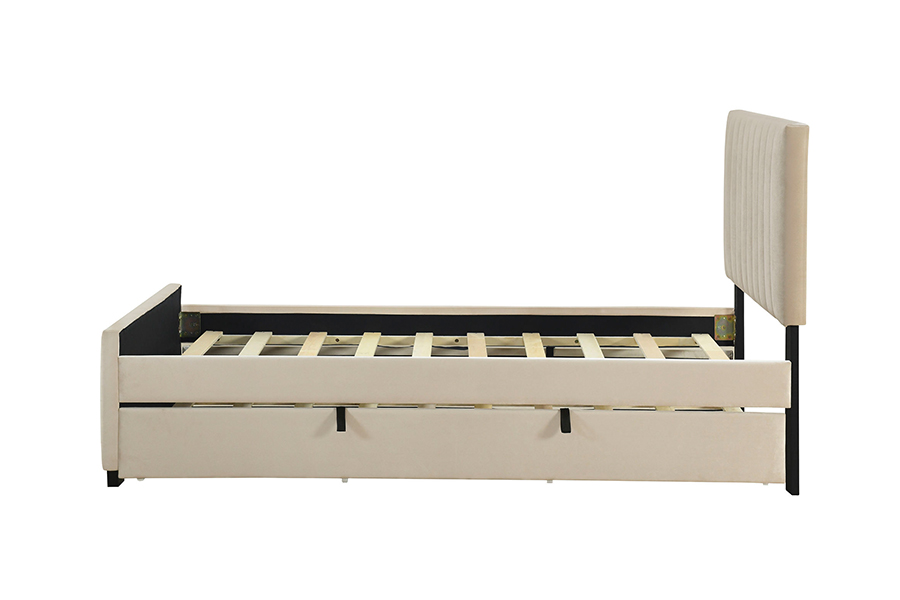 N9 Matibay Eco-Friendly Trundle Bunk Upholstered Bed Frame