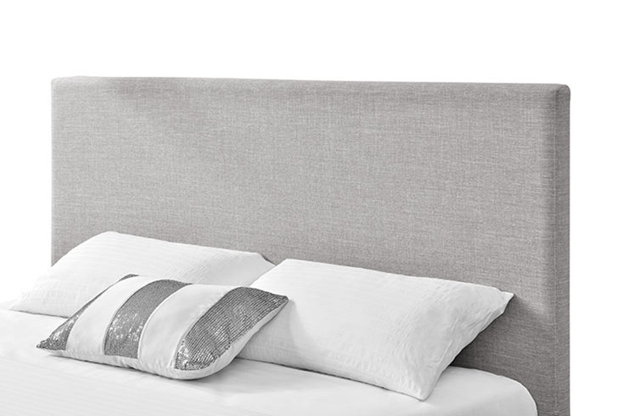 1281 Simple fabric headboard Upholstered Bed
