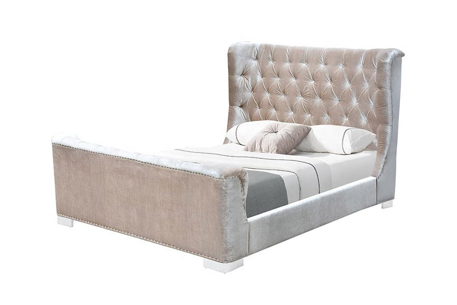 1413 Modern Design Upholstered Platform Upholstered Bed