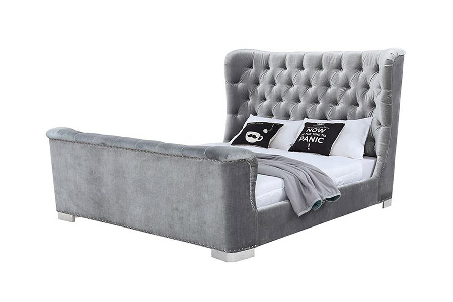 1413 Modern Design Upholstered Platform Upholstered Bed