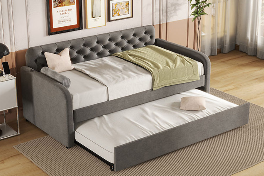 1385 Modern Lift up Hotel Bed Frame Drawers Storage Bed frame