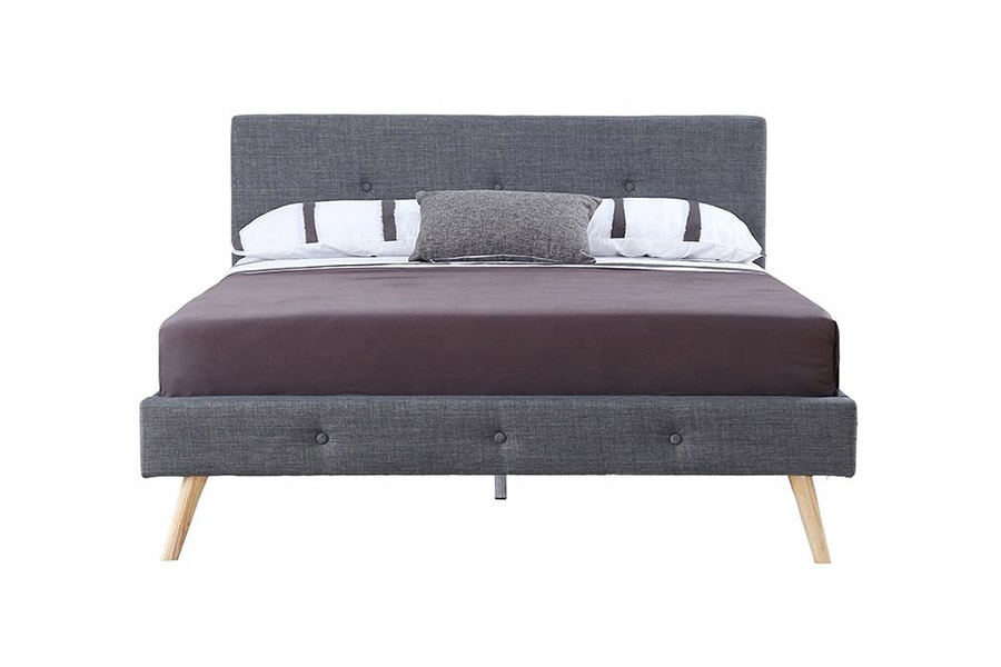 1368 Naka-istilong Scandinavian Design Upholstered Bed