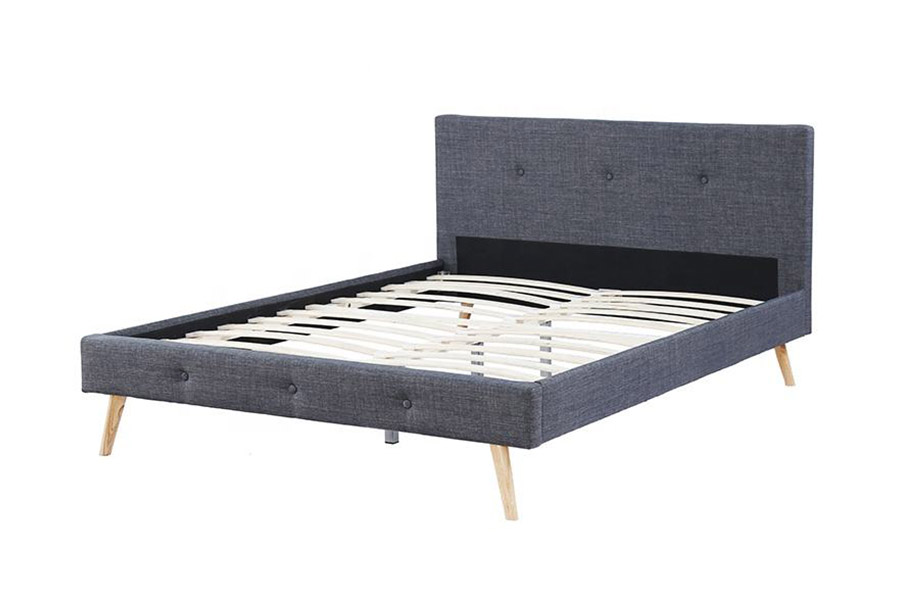 1368 Naka-istilong Scandinavian Design Upholstered Bed