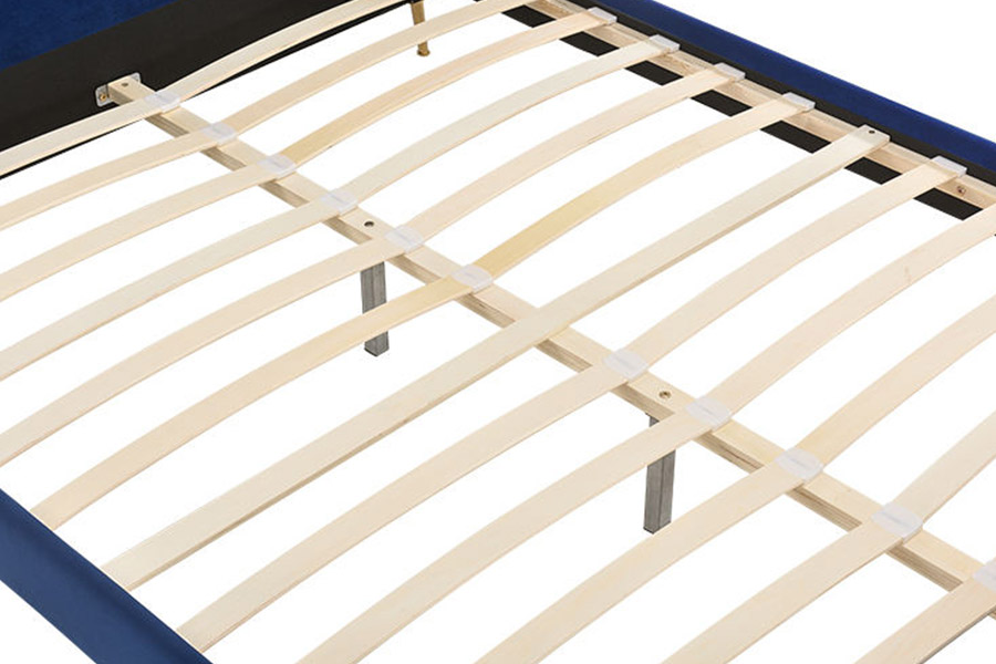1358 Elegant Simple Fabric Bed Upholstered Bed