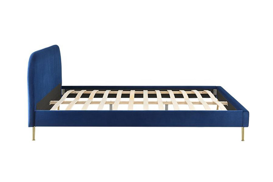 1358 Elegant Simple Fabric Bed Upholstered Bed