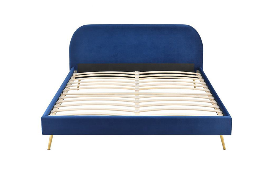 1358 Elegant Simple Fabric Bed Upholstered Bed