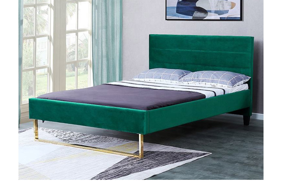 1347 Luxury King Size Bed Modern Design Upholstered Bed