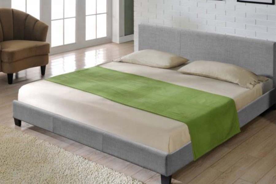 1864 Modern Simple Design PU Leather Bed Upholstered Bed