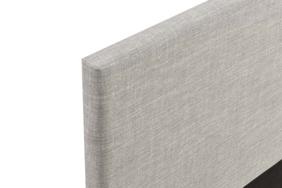 1803 Gray Linen Fabric Bed Soft Upholstery Upholstered Bed