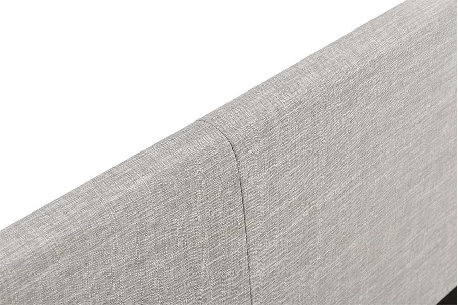 1803 Gray Linen Fabric Bed Soft Upholstery Upholstered Bed