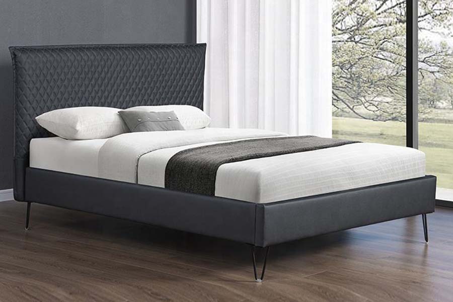 1664 Leather Bett Bed Modern Style Upholstered Bed