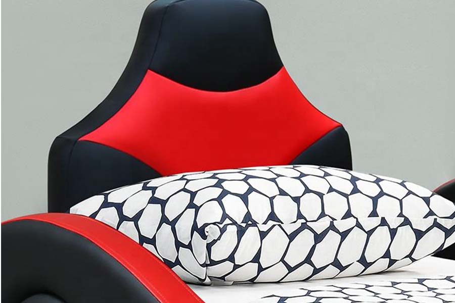 1510 Leather Bed Cool Shape Car Beds para sa mga Bata