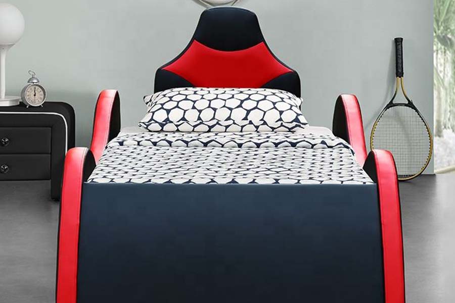 1510 Leather Bed Cool Shape Car Beds para sa mga Bata