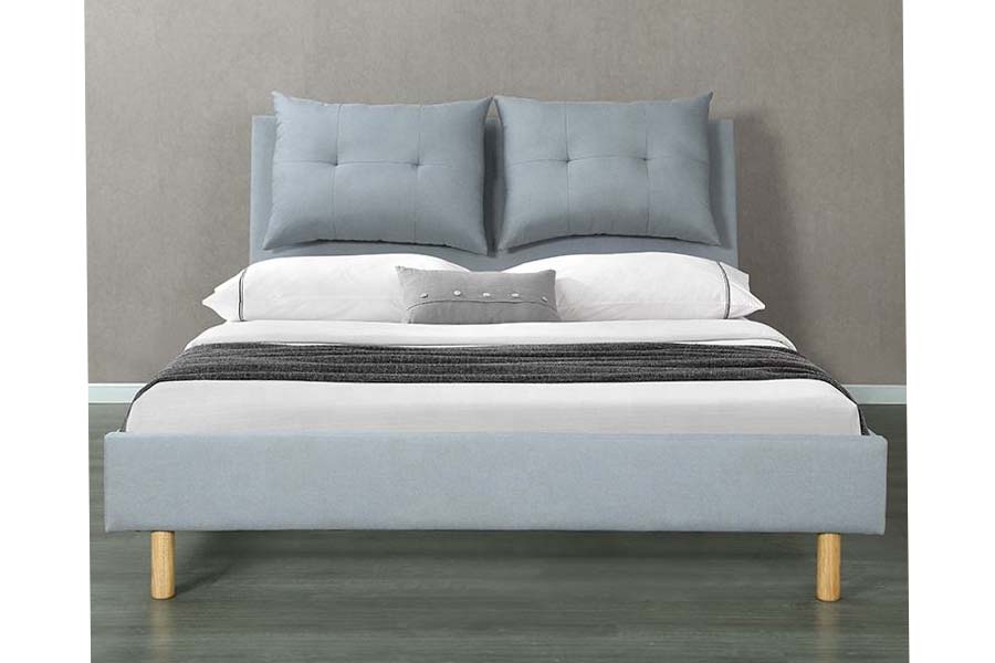 1503 Pillow Frame MDF Style Modern Design Upholstered Bed