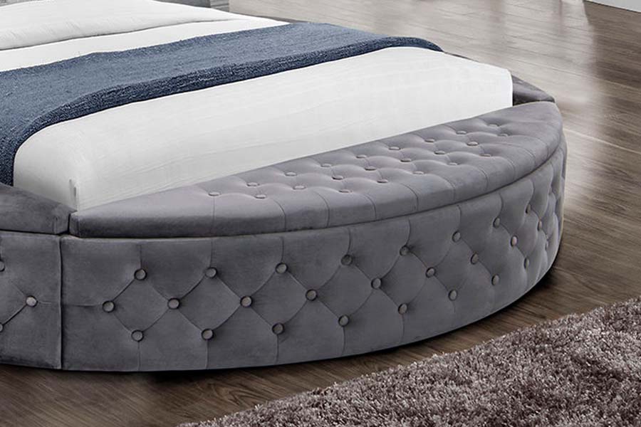 1611 Modern Luxury Upholstered Tufted Bed Upholstered Bed