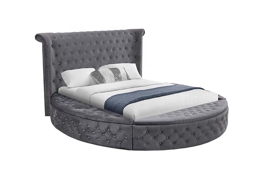 1611 Modern Luxury Upholstered Tufted Bed Upholstered Bed