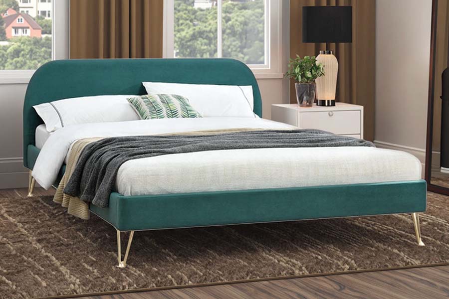 1475 High Quality King Size Bed Frame Upholstered Bed