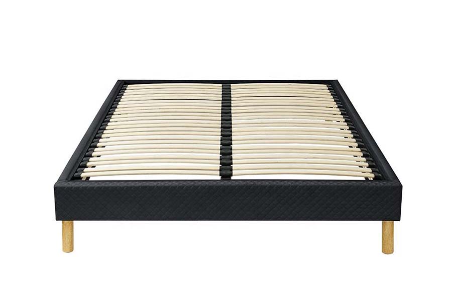 1469 High Bed na may PU Fabric Upholstered Bed