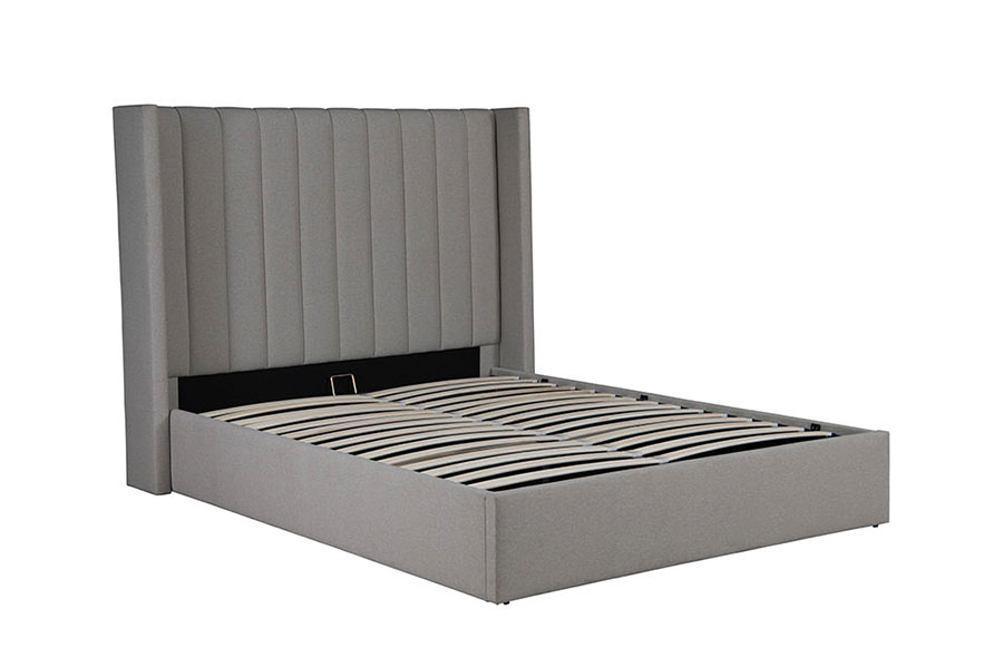 4242 Linen Fabric Lift-Up Storage Upholstered Bed Frame