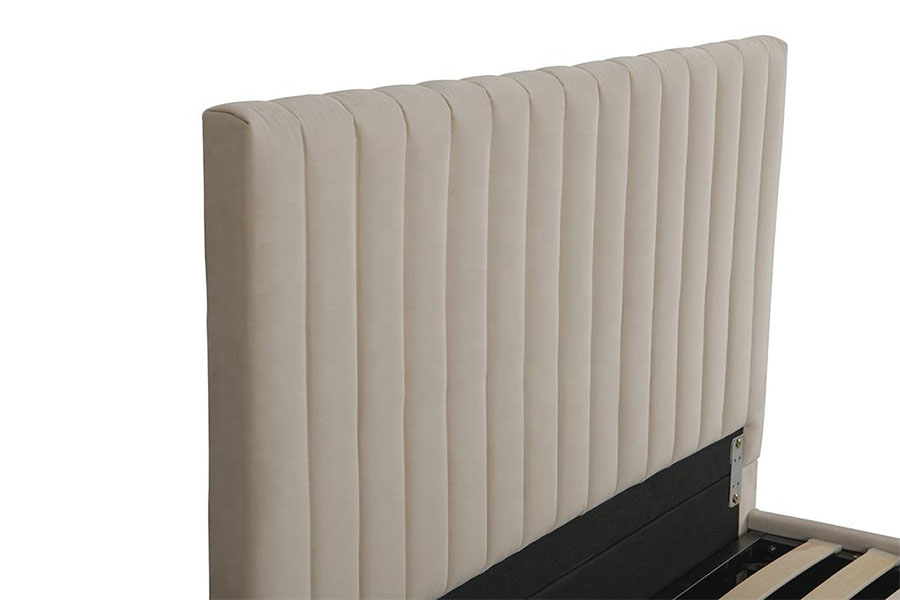4088 Light Luxury Velvet Ottoman Storage Bed Frame