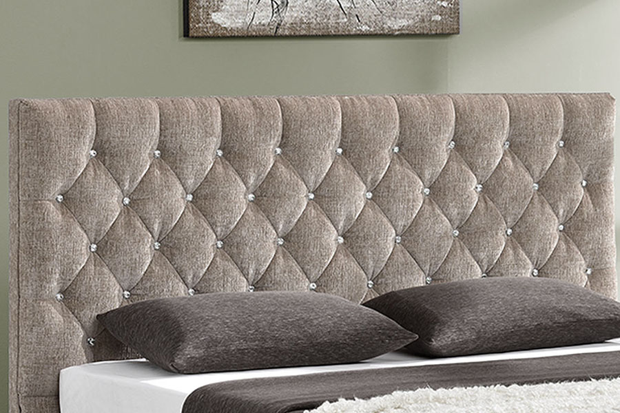1151G Luxury Velvet Lift King Storage Tufted Bed Frame