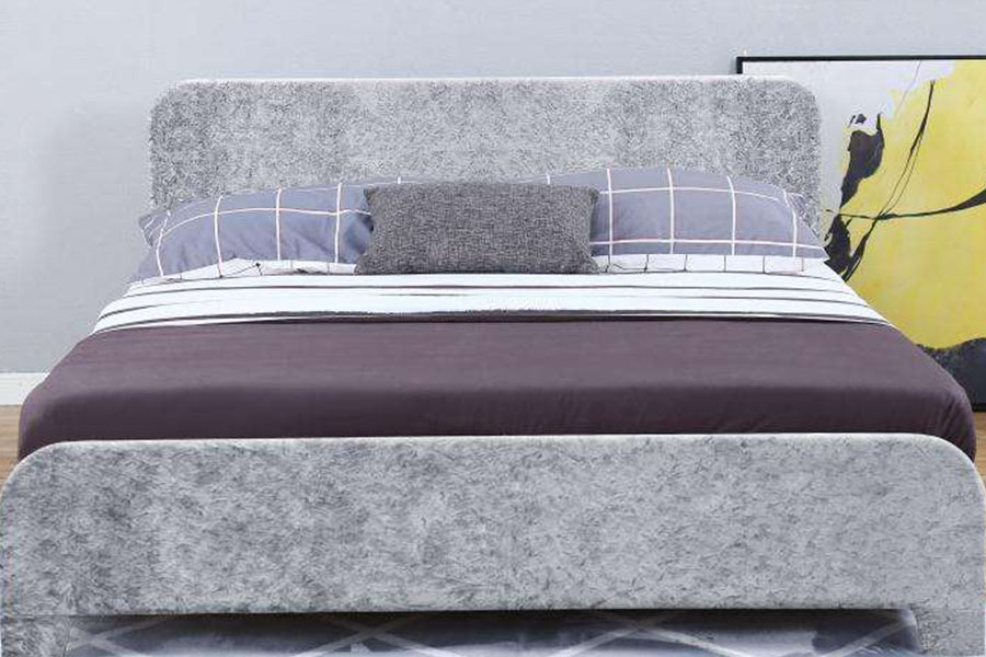 1142-3 Modernong Linen na Tela One-Box Package Upholstered Bed