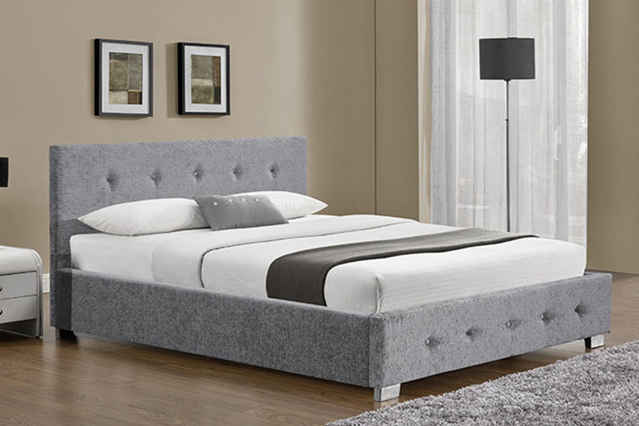 1191G Tela Ottoman King-Size Upholstered Storage Bed Frame