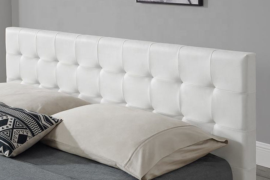 1405G Black Faux-PU Leather Indoor Ottoman Upholstered Storage Bed Frame